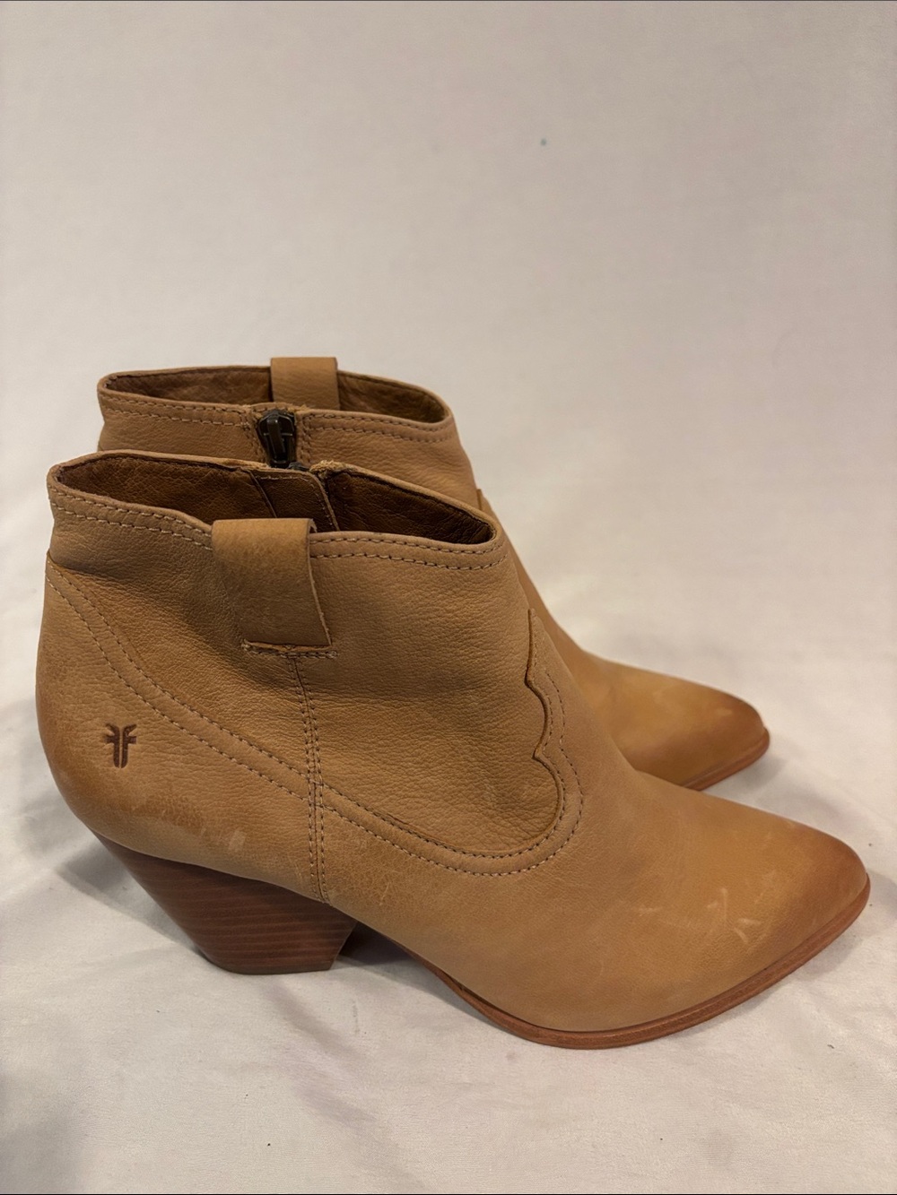 Frye Reina Ankle Bootie Western Boots Size 9 - Picture 4 of 9
